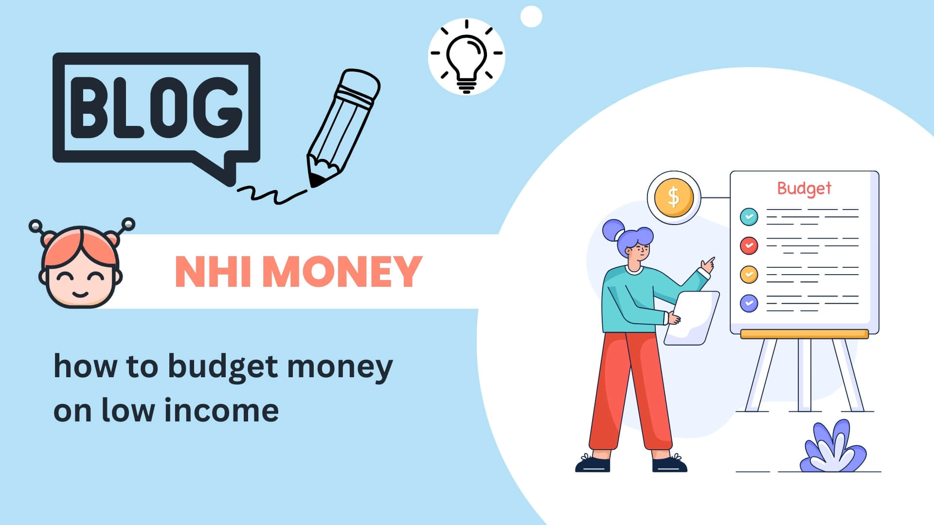 how to budget money on low income