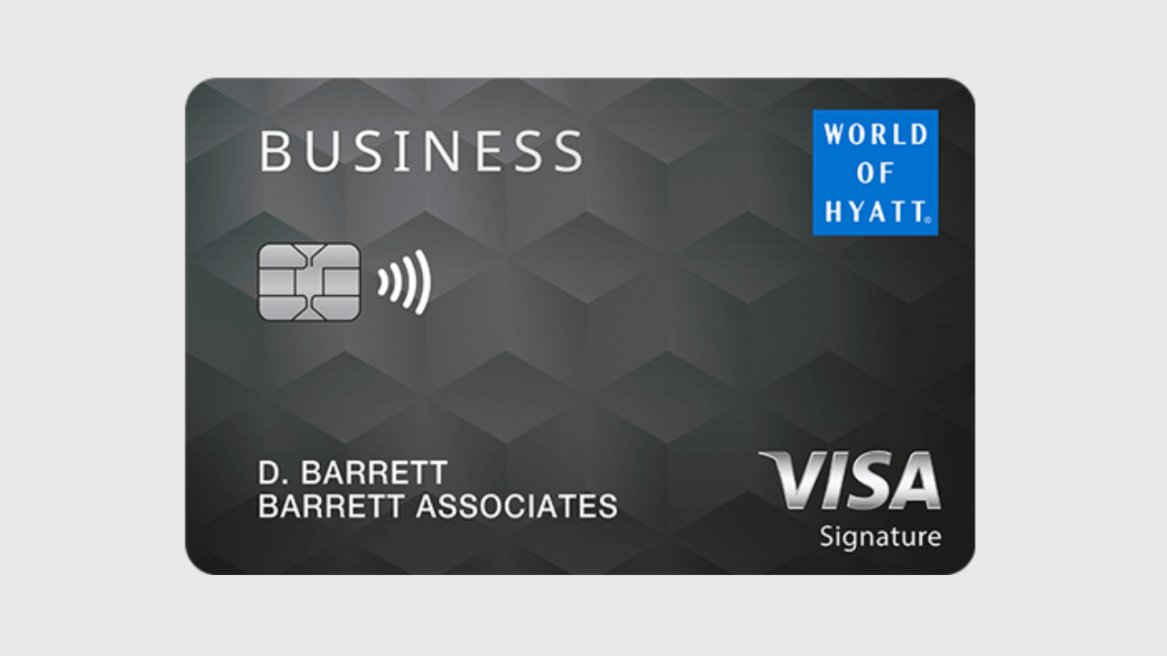 world of hyatt business credit card