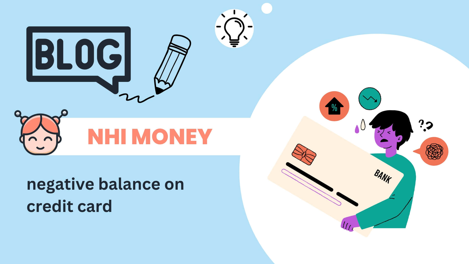negative balance on credit card